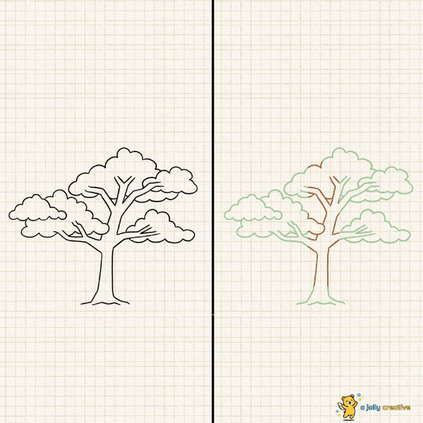 Complex Trees Drawing idea-2
