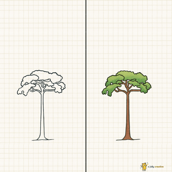 Complex Trees Drawing idea-3
