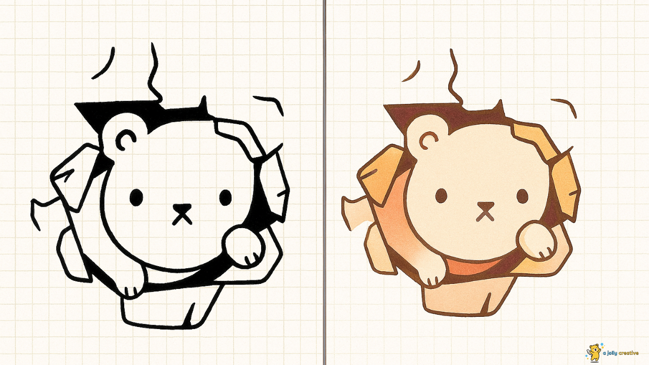 Curious Hamster Drawing idea-2