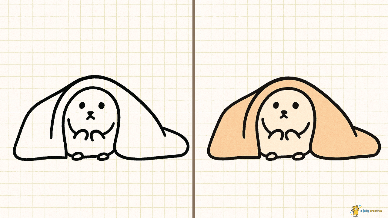 Curious Hamster Drawing idea-3