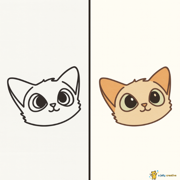 Cute Cat Drawing