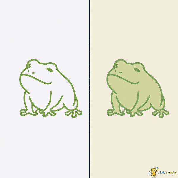a walking frog