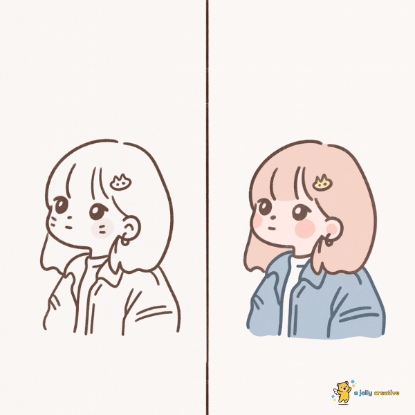 Cute Girl with Jean Jacket