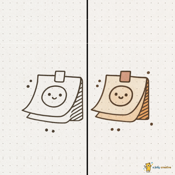 Cute Post-It Drawing