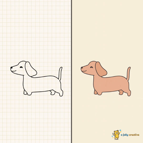 Dachshund Drawing ideas