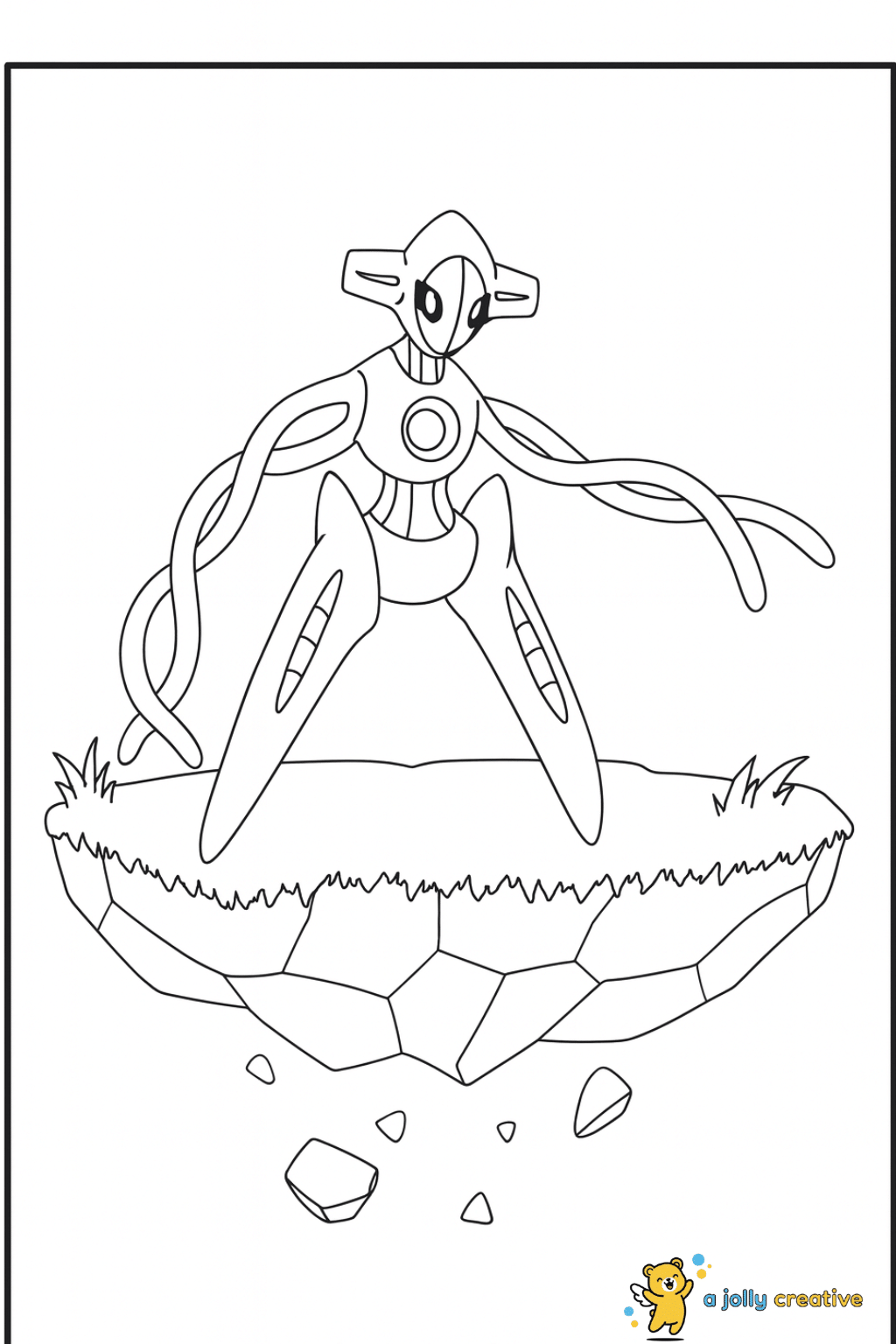 Deoxys coloring pages 