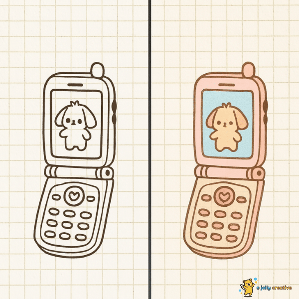 Dog Phone Drawing idea