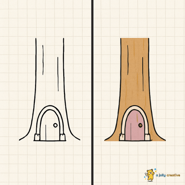 Enchanted Fairy Door Trees idea 1