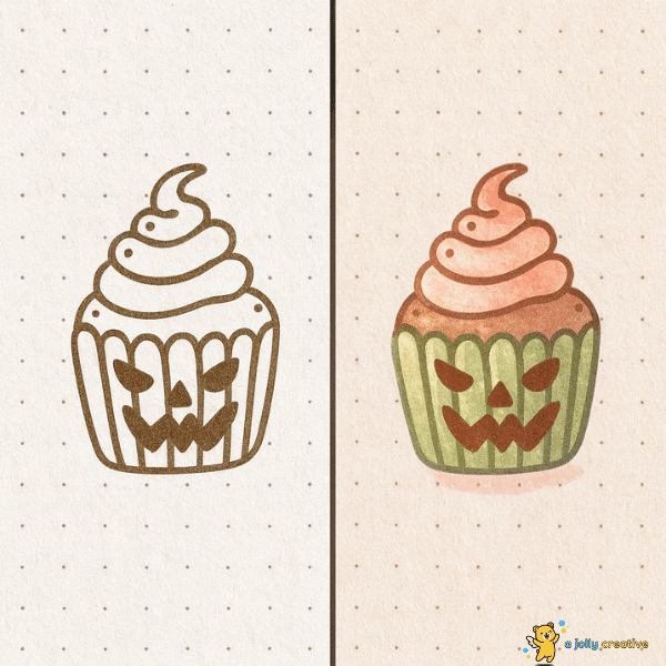 Evil Cupcake Drawing idea