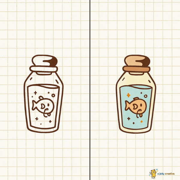 Fish in a Jar Drawing-idea-1