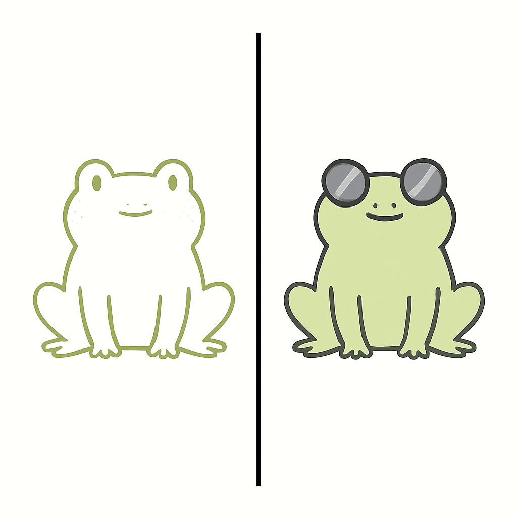 Frog with Sunglasses