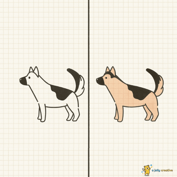 German Shepherd drawing