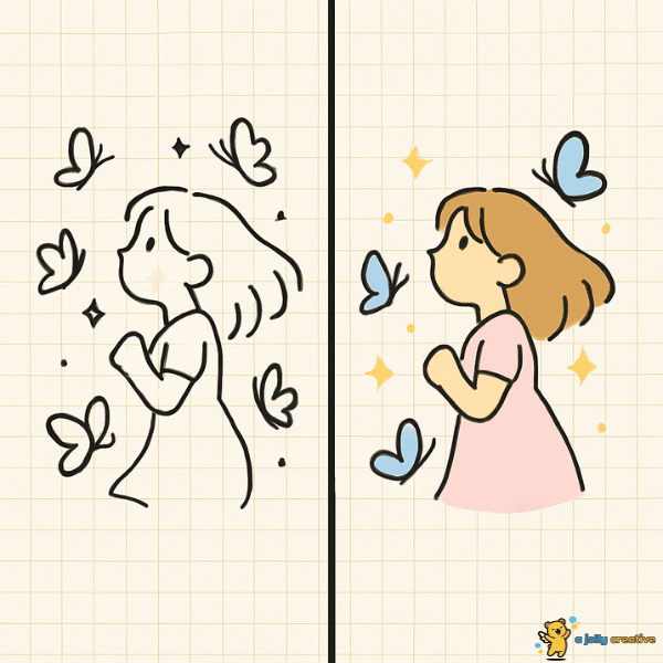 Girl Surrounded by Butterflies-idea-1