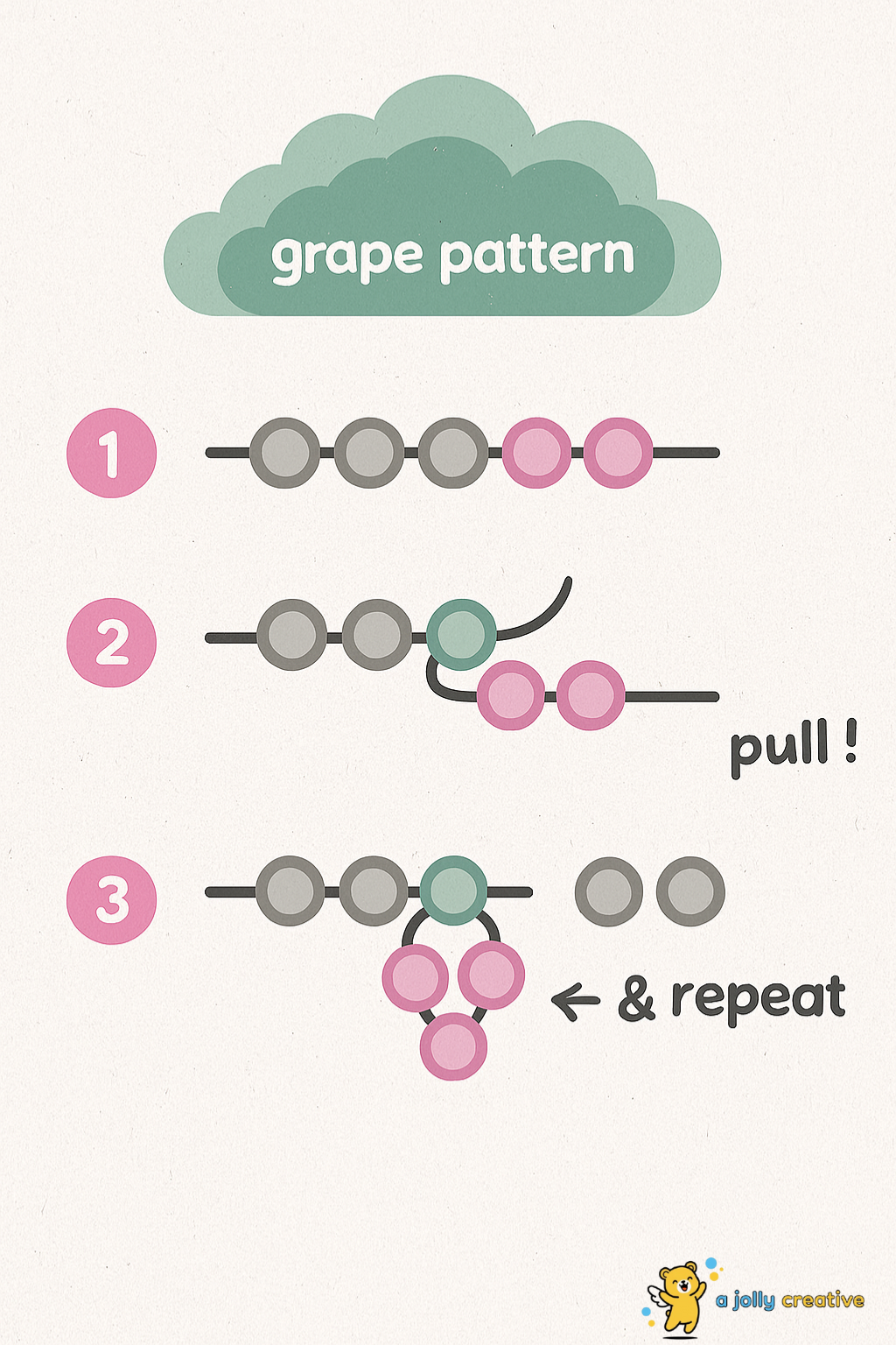 Grape Bead Pattern