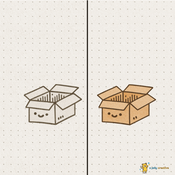 Happy Box Drawing idea