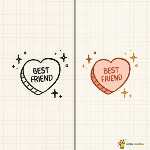 Hearts Drawing idea-1