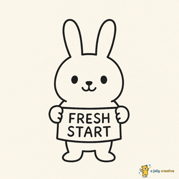 Hopeful Resolution Bunny