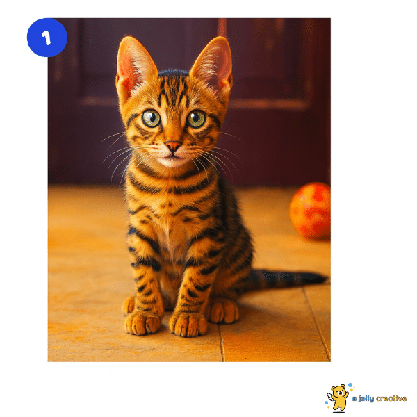 How to draw chibi cat step 1