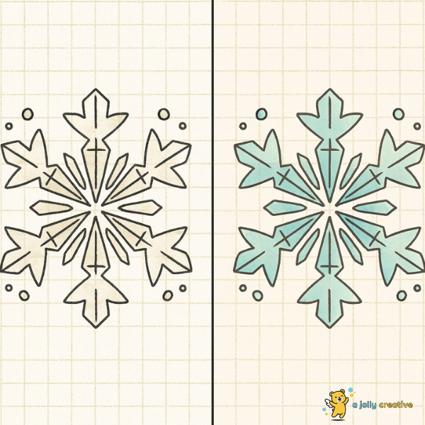 Icy Blue Snowflake idea