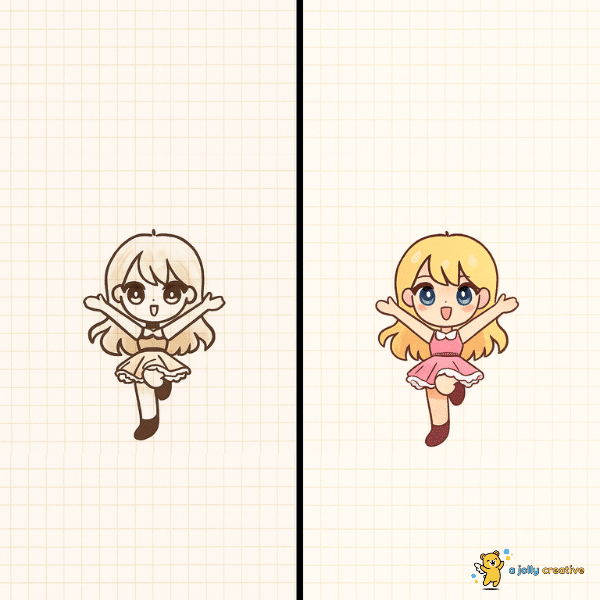Idol Chibi Drawing idea