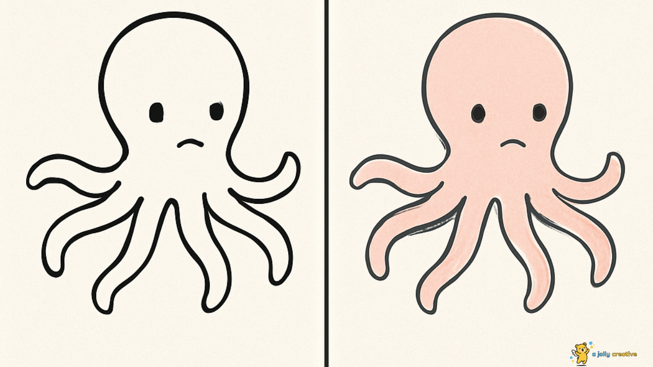 Intelligent Octopus Drawing