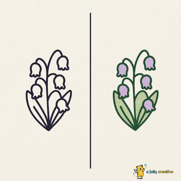 Lily of the Valley Drawing idea