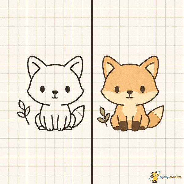 Little Fox Drawing idea