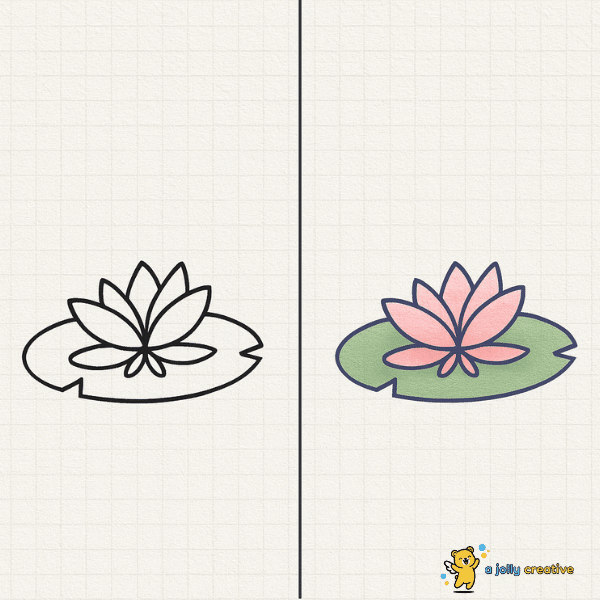 Lotus Flower Drawing
