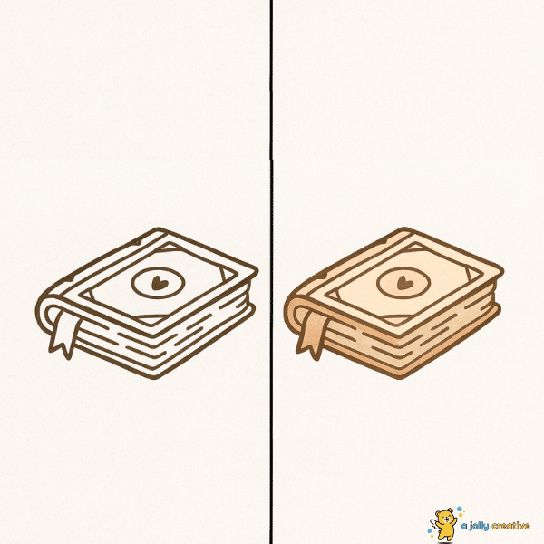 Love Book Drawing idea