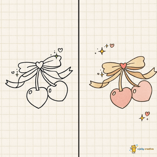 Love Cherries Drawing idea