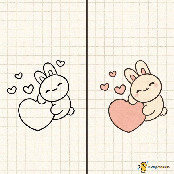 Love and Animals Drawing idea-5