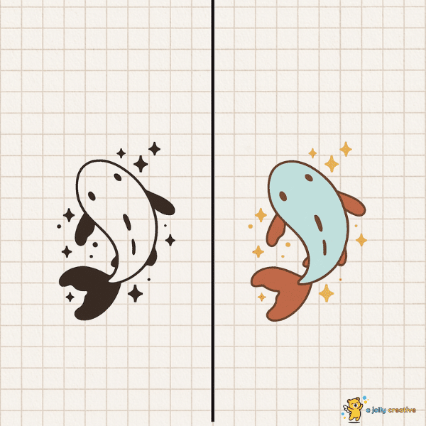 Magical Fish Drawing-idea-1