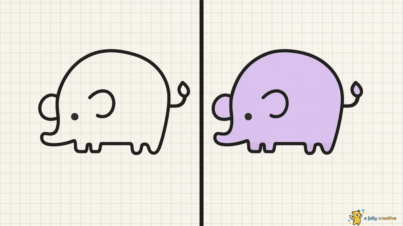 Majestic Elephant Drawing-idea-1