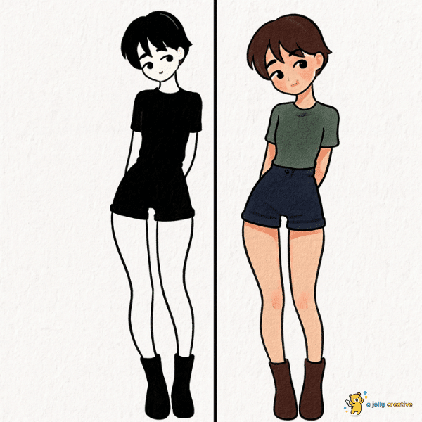 Minimal Tall Girl idea