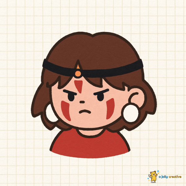 Mononoke face shot