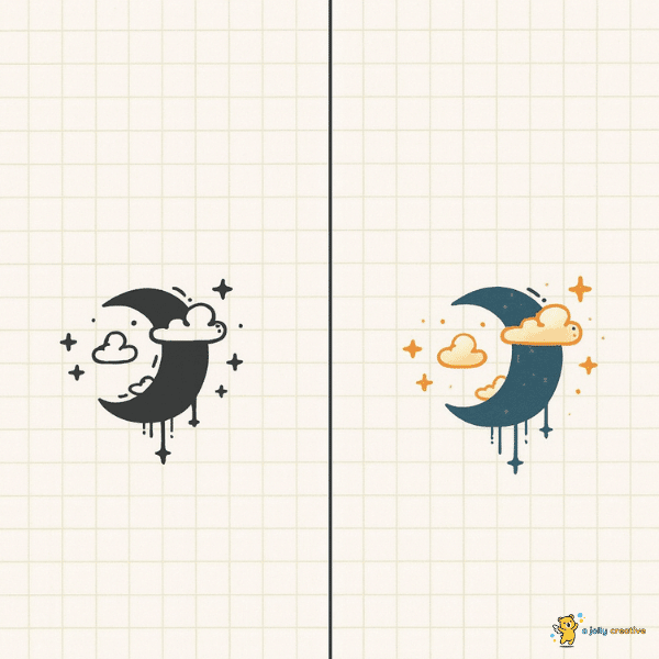 Moon Drawing Ideas -3
