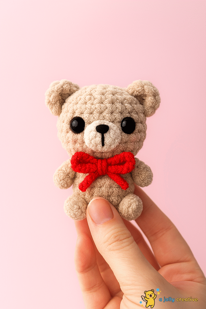 No-Sew Crochet Bear