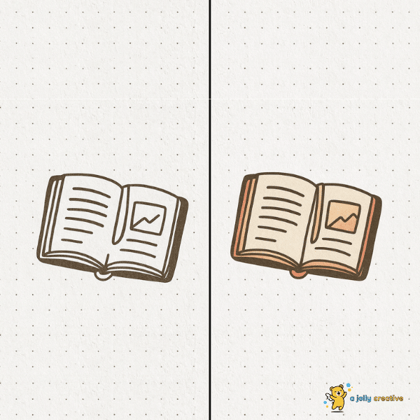 Open Book Drawing