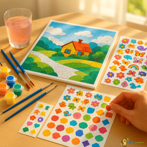 Paint by Numbers and Sticker Art