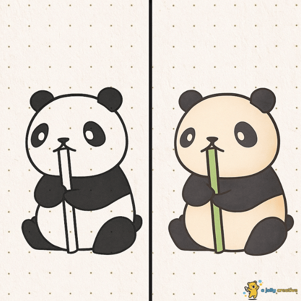 Panda Eating Bamboo idea