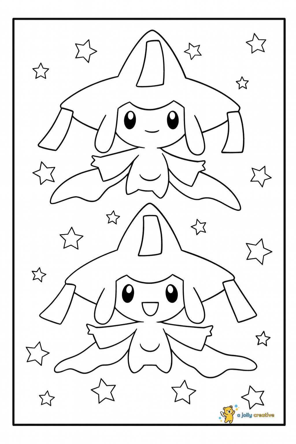 Phione and Manaphy coloring pages 