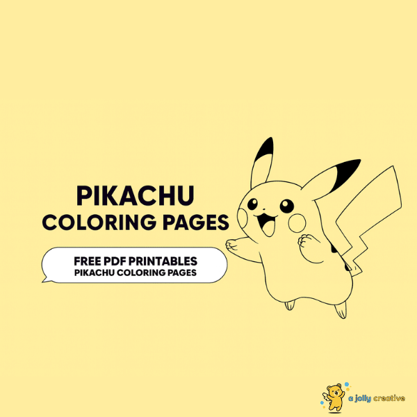 Pikachu Coloring Pages (Free PDF Printables)