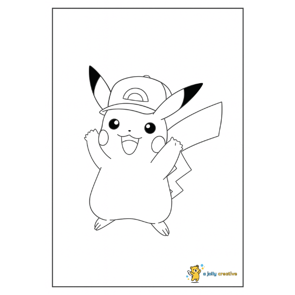 Pikachu and Ash's Hat-1