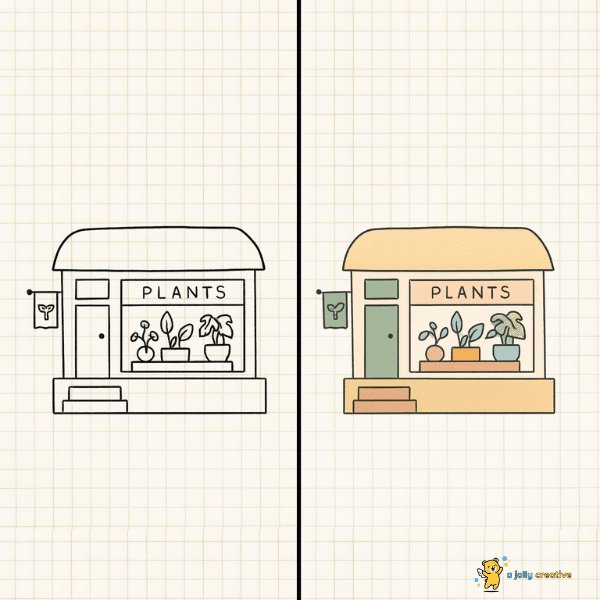 Plant Shop Drawing