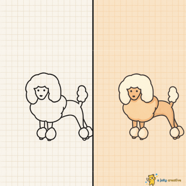 Poodle Drawing idea
