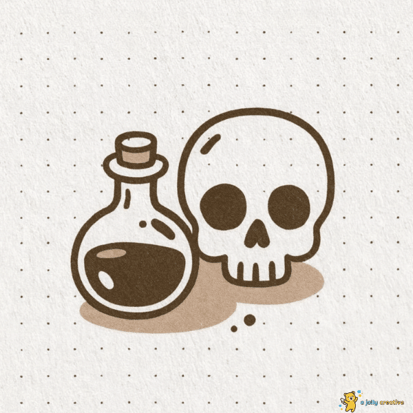 Potion and Skull