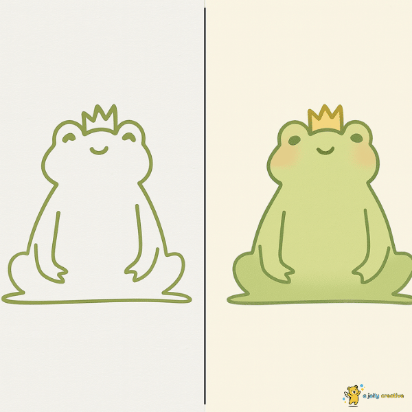 Prince Frog Drawing