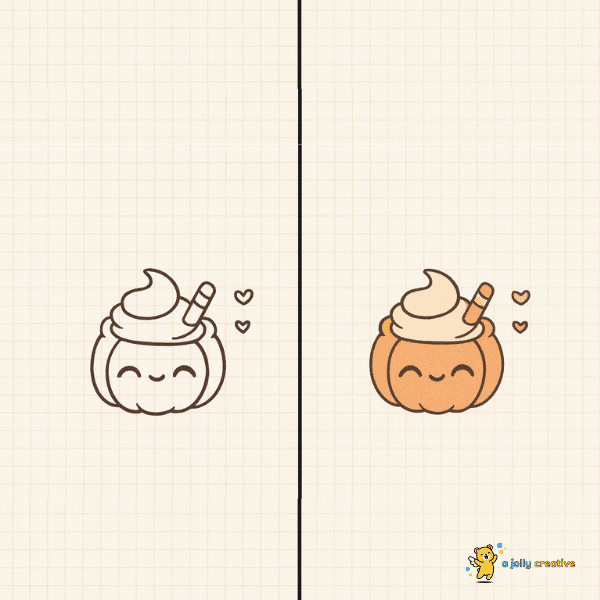 Pumpkin Treat Drawing