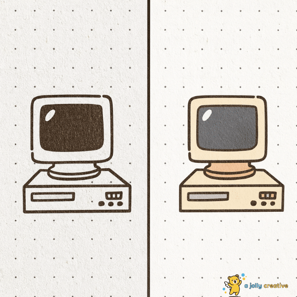 Retro Computer Setup