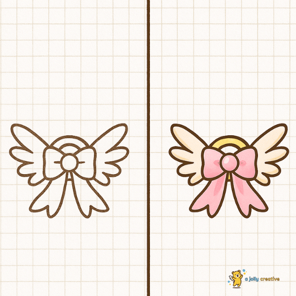 Sakura's Bow Drawing